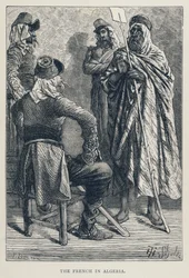 Die Franzosen in Algerien, graviert von P. Louis, aus 
